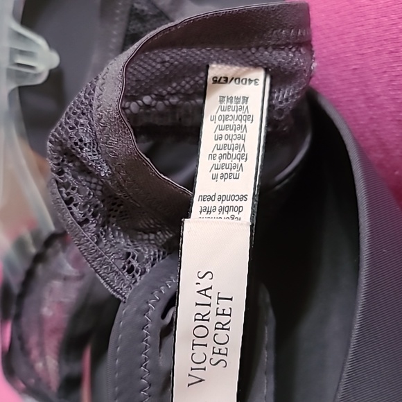Victoria's Secret t shirt lightly lined wireless bra 34dd - Picture 3 of 3